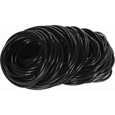 50m Wateringsslang 4 7mm Druppelsysteem voor Tuin, Gazon, Landschap, Terras, Planten, Bloemen 50m / 164ft black