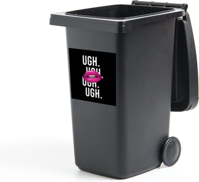 Container sticker Kinderen - Quotes - Roze - 40x40 cm - Kliko sticker