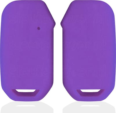 Autosleutel Hoesje geschikt voor Kia - SleutelCover - Silicone Autosleutel Cover - Sleutelhoesje Paars