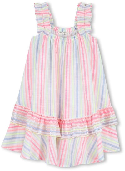 Billieblush - Jurk stripe - Blue - Maat 128