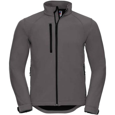 Russell Effen Soft Shell Jas Heren (Titanium)