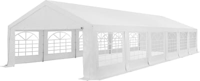 Partytent / Paviljoen Gala - 6 x 12 meter - Wit - Incl. Zijwanden & Toebehoren