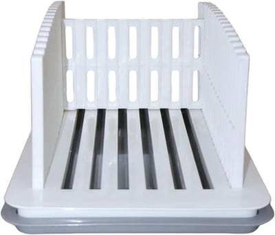 Broodsnijmachine Opvouwbaar - Broodsnijder Keuken - Gelijkmatig Brood Snijden - Met Dienblad - 37.2 cm - Niet gespecificeerd