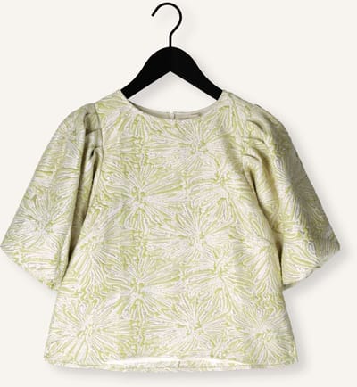 Notre-V Nv-hennie Brocade Top Tops & T-shirts Dames - Shirt - Mint - Maat XXL