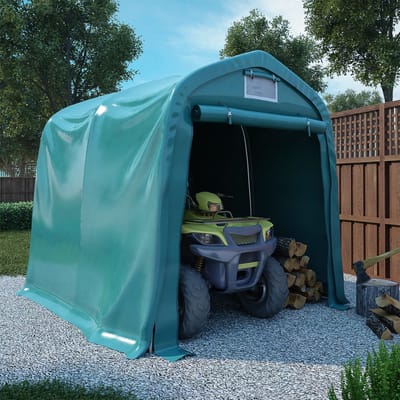 vidaXL - Garagetent - 1,6x2,4 - m - PVC - groen