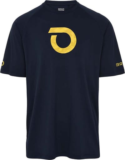 Briko Adventure Graphic T-shirt Met Korte Mouwen Blauw M Man