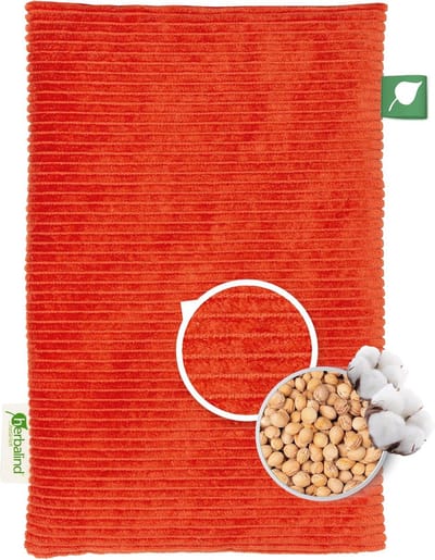 Robuust Kersenpitkussen Corduroy 30 x 20 cm - Warmte- en Koudekussen voor Volwassenen en Kinderen - 100% Öko-Tex Katoen