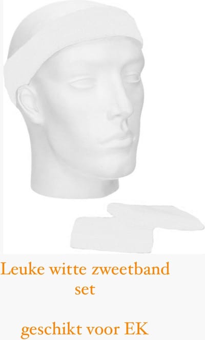 Akyol - witte Haarband - ek haarband - ek hype - nederlandse elftal - oranje - vaderdags cadeau - witte zweetband - witte hoofdband - ek - de gewilde witte haarband - voetbal - hoofdband wit - zweetband