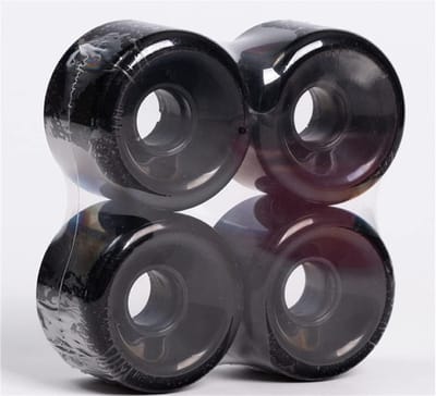 Skateboard Wielen - Longboard Wielen - Soepel Rijden - Hoge Rebound - 70mm Set van 4 - Zwart