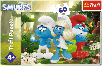 De Smurfen Puzzel - Het Betoverende Bos - 60 Stukjes