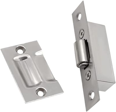 Solidchoice - Dailygoody - Stille Roller Catch - Deur Ball Catch - Soepel en Geluidsarm - Zilver - Kastdeur Accessoire - Ideaal voor Kasten en Kledingkasten
