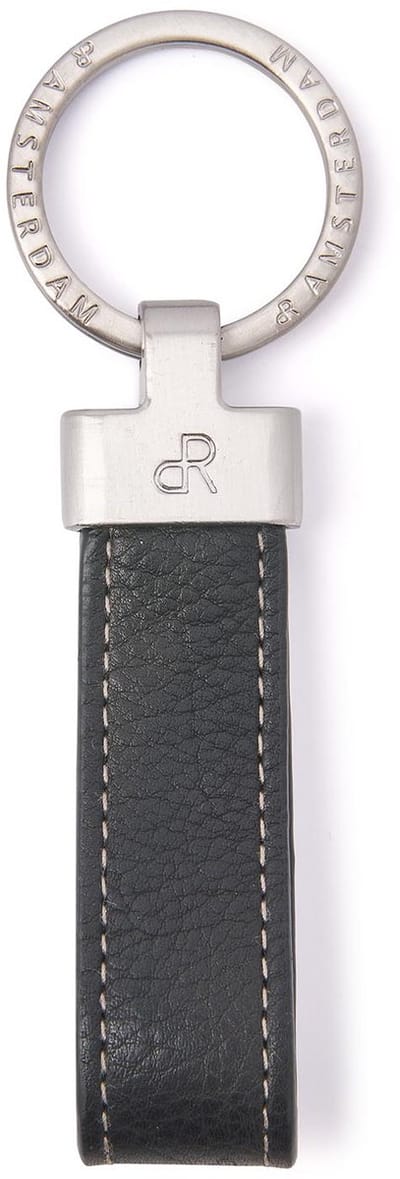 Sleutelhanger dR Amsterdam | Lederen sleutelhanger voor volwassenen | Sleutelhanger voor mannen en vrouwen | Ideaal cadeau voor Vaderdag of Moederdag | Sleutelhanger voor auto | Stijlvolle leder sleutelhanger | 93391