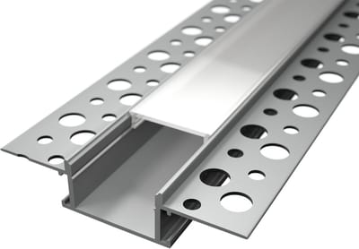 LED Strip Profiel - Kingtron Profi - Aluminium - 2 Meter - 61.5x13.8mm - Inbouw Stuc/Tegel