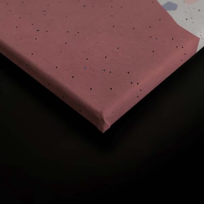Canvas print DD120450 terrazzo 5 A.S. Création 0,9 x 0,6 m Roze Kantoor Hal/Gang Keuken Slaapkamer Woonkamer