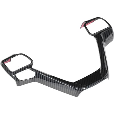 Paneelafdekking Stuurwiel Bezel Sierlijst Inzet Decor Koolstofvezel Stijl Geschikt voor Sienna 20152020 black