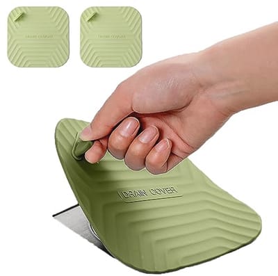Vierkante Siliconen Doucheafvoerafdekking - 15cm