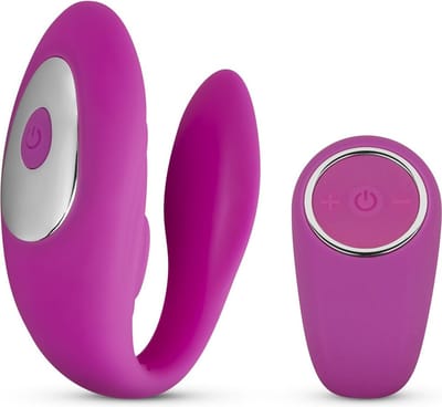 EasyToys - Tap Dancer - Koppel Vibrator - Vibrators voor Vrouwen en Mannen - Sex Toys voor Vrouwen - Vibrators - G-Spot Vibrator - Clitoris Stimulator - Koppelvibrator met Afstandsbediening - Roze
