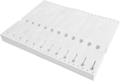 CombiCraft Tyvek sleufetiketten 220 x 25,4 mm wit - per 1000 stuks