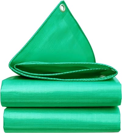Waterdicht Afdekzeil - Beschermhoes Zeil - Tuinmeubelen Dekken - Versterkte Randen - 200 x 400 cm - Groen
