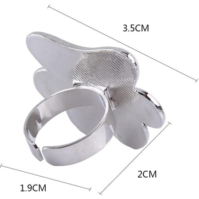 Nagelkunst Mengpalet Vrije Hand Manicure Pigment Gezichtscrème Kleurmengtool (Pootvorm)