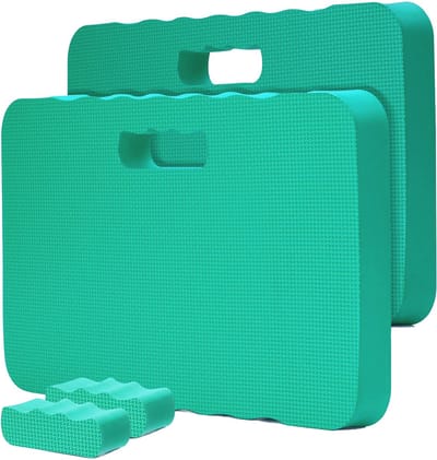 Kniekussens - 2x - 46x4x28 cm - groen
