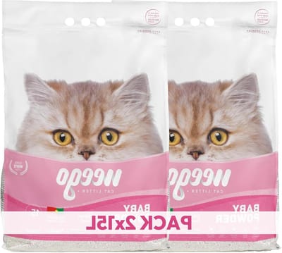 Kattenbakvulling Bentoniet - Klit Zand - Hygiënisch Huisdier - Stofvrij Formule - 2 x 15L - Natuurlijk
