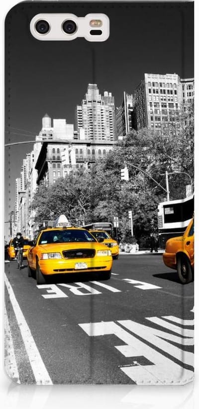 Huawei P10 Plus Book Cover New York Taxi