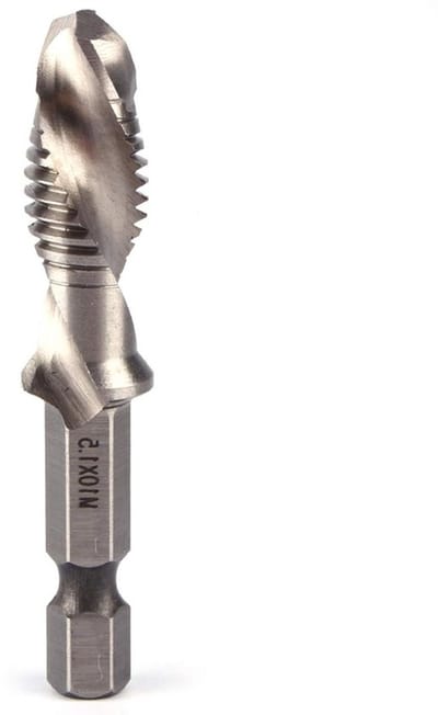 ZEYNOMAX - Tapboor- en Draadgereedschap Set - HSS Borenset - Optimale Precisie - 1/4 inch Hex Shank - Voor Professioneel Gebruik - Ideaal voor Metaa...