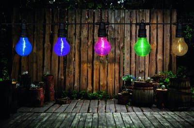Annas collection - 10 Partylights 6 x 7 cm Multi Filament