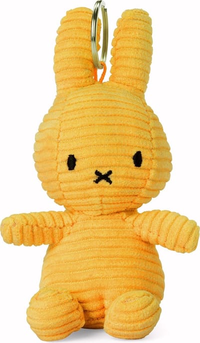 Bon Ton Toys Nijntje - Keychain ECO Corduroy Yellow - 10 cm - 4"