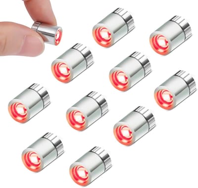 Mini LED Lampjes - Kleine Decoratie Lampjes - Poppenhuis Verlichting - Batterij Aangedreven - 10 Stuks - Rood