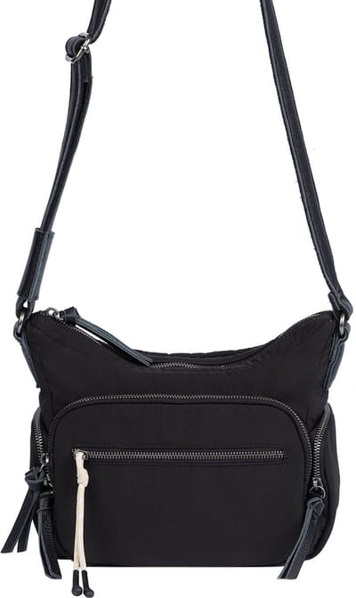 FREDsBRUDER Schoudertas Friends For Life Crossbag Multipockets Black Zwart