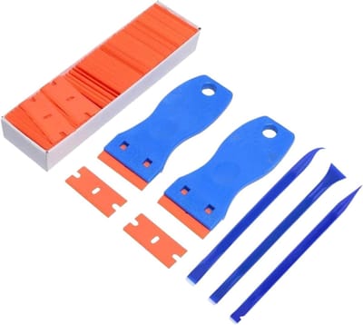 Sticker schraper - Glassticker remover - Etiketten verwijderen - Ergonomische handgreep - 16 x 45 x 2 cm - Niet gespecificeerd