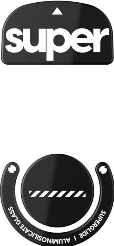 Superglide 2 Black voor Logitech GPro X Superlight - Skates - voor Logitech GPro X Superlight - Zwart