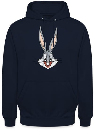 Looney Tunes Bugs Bunny Distressed Hoodie Unisex