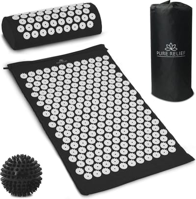 Spijkermat Set met Speciaal Kussen voor Acupressuur en Massagemat - XL met Gratis Spijkerbal