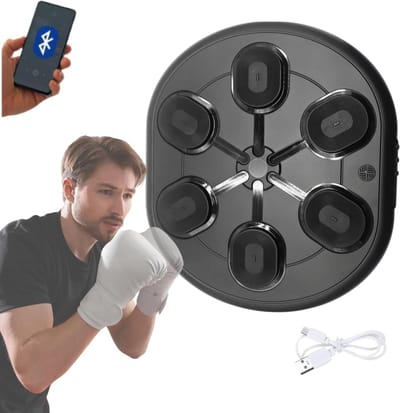 Boxing Machine - Boksbal - Bokszak met Muziek - Oefen set