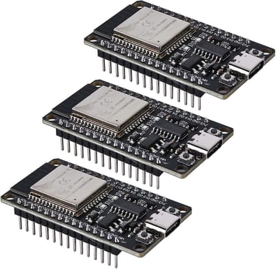 3-delige ontwikkelingsset voor ESP32 met NodeMCU module, 2.4GHz dual-mode WiFi en Bluetooth microcontroller, CH340C chip en veelzijdige toepassingen