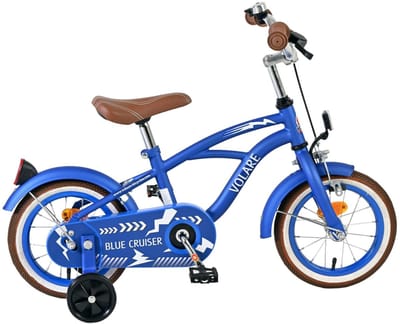 Volare Blue Cruiser Kinderfiets - Jongens - 12 inch - Blauw - 85% afgemonteerd