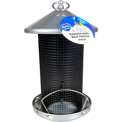 Combi metalen vogelvoederhuisje Duvoplus Silo