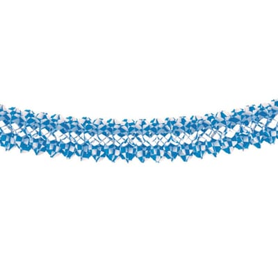 Papstar Bayern/Oktoberfest thema feest slinger wit/blauw 4 meter - Versieringen