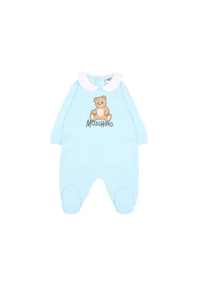 Baby jurk Moschino M5Y037_CIELO