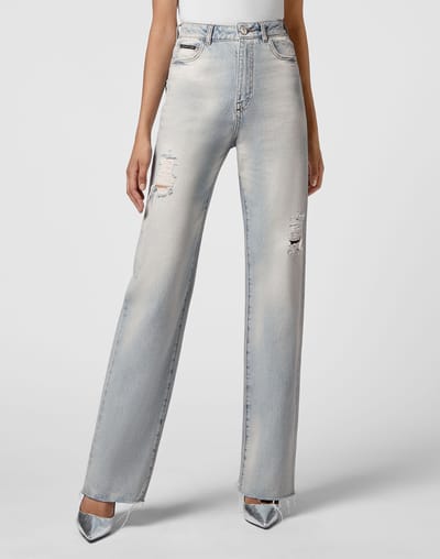 Jeans Met Wijde Pijpen