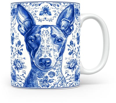 Mok Pharaoh hound Beker voor koffie of tas voor thee, cadeau voor dierenliefhebbers, moeder, vader, collega, vriend, vriendin, kantoor, opa, oma, hond, kerst, sinterklaas, verjaardag