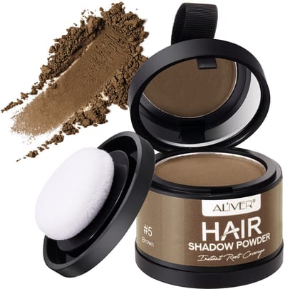 Uitgroei Poeder Bruin- Hair fiber - Spray - Verf - Haar - Lijn - Vezels