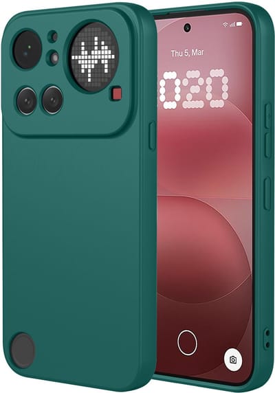 MobyDefend Hoesje - Geschikt voor Nothing Phone (4a) Pro - Matte Siliconen Backcover - Groen