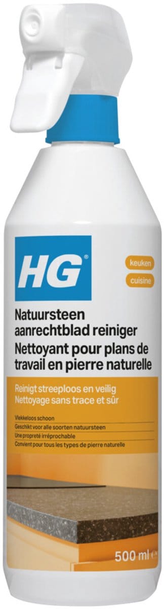 HG Natuurstenen Aanrechtbladreiniger - 6 x 500 ml - Voordeelverpakking