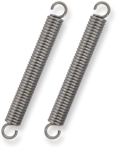 Set van 2 RVS Trekveren met Haken, Diverse Lengtes, Sterke Spanners
