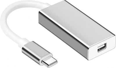 USB C naar Mini DisplayPort adapter - 4K@60Hz - 0.1 meter - Zilver - Allteq