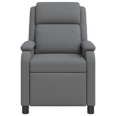 vidaXL - Recliner - Grijs - Kunstleer